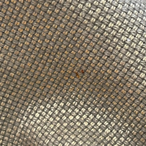 Michael Kors Gold Metallic Marina Large Canvas Drawstring Tote Hobo Bag - Picture 13 of 16